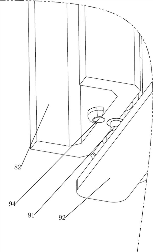 Auxiliary turning-over nursing bed for bedridden patient in nursing department