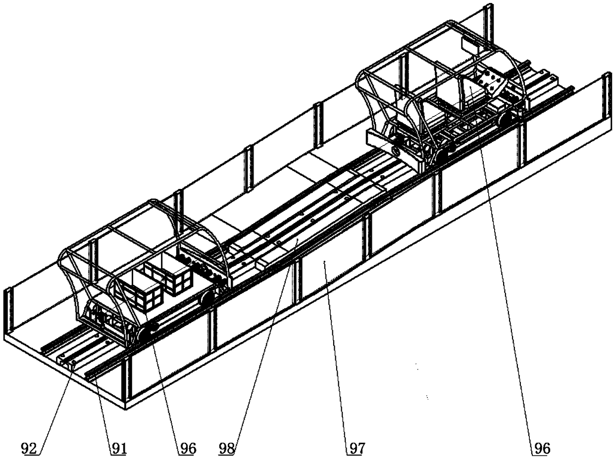 Unmanned light rail motor car traffic system