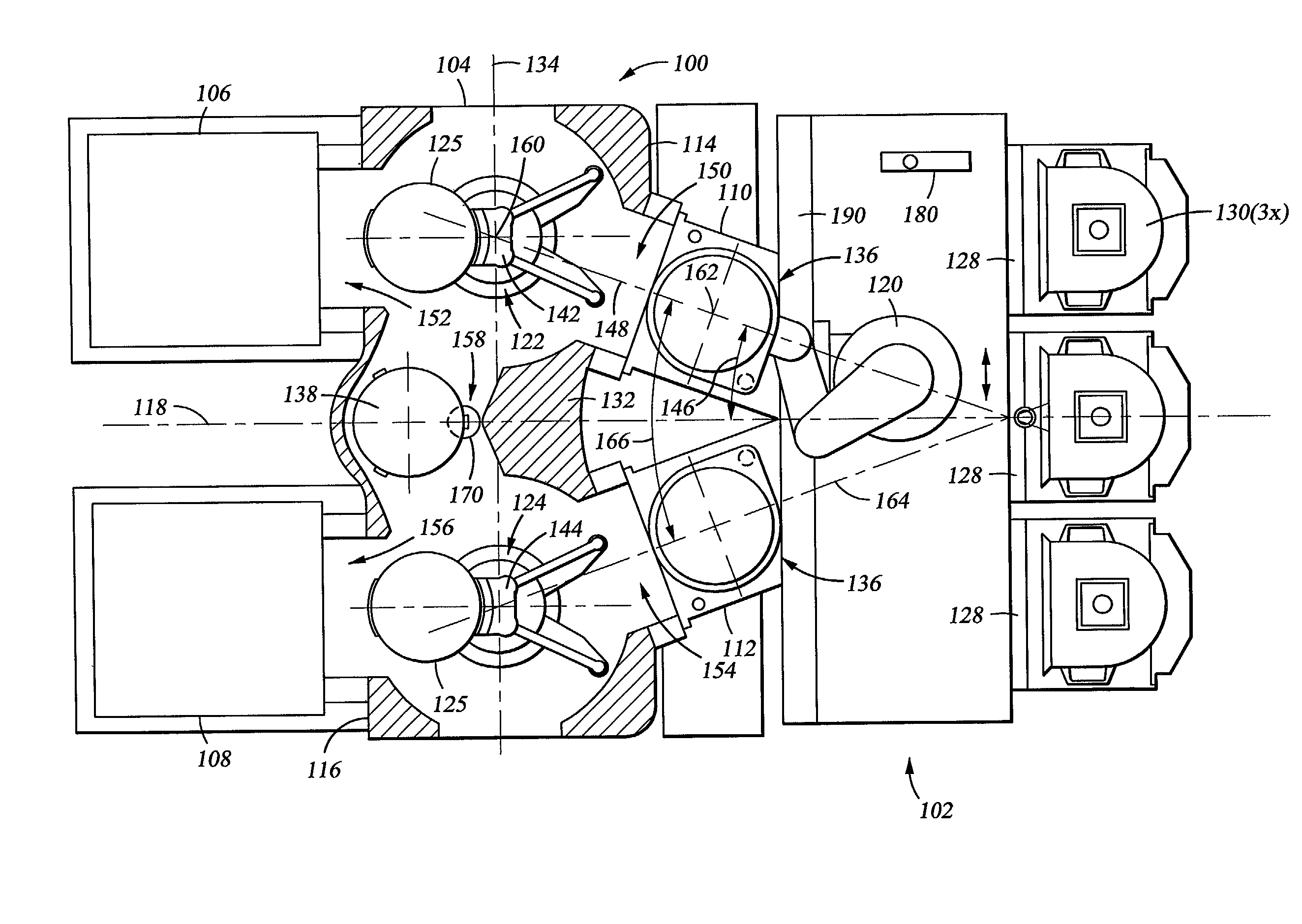 Dual robot processing system