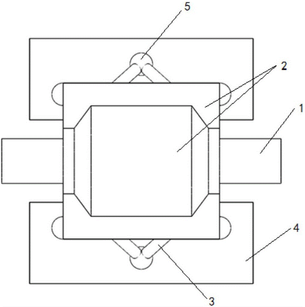 Hydraulic-driven eight-foot thrust bearing base