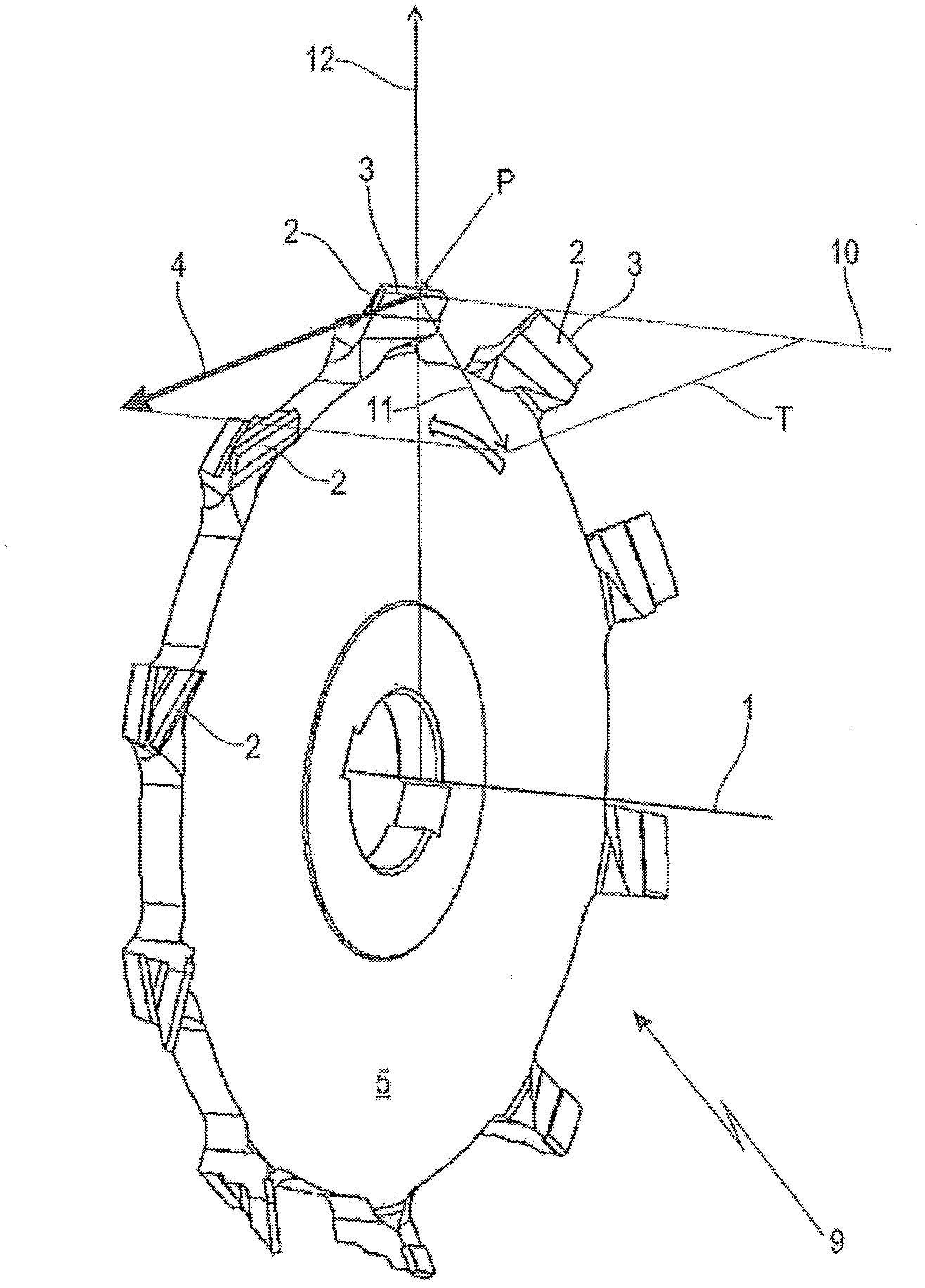 Processing cutting tool