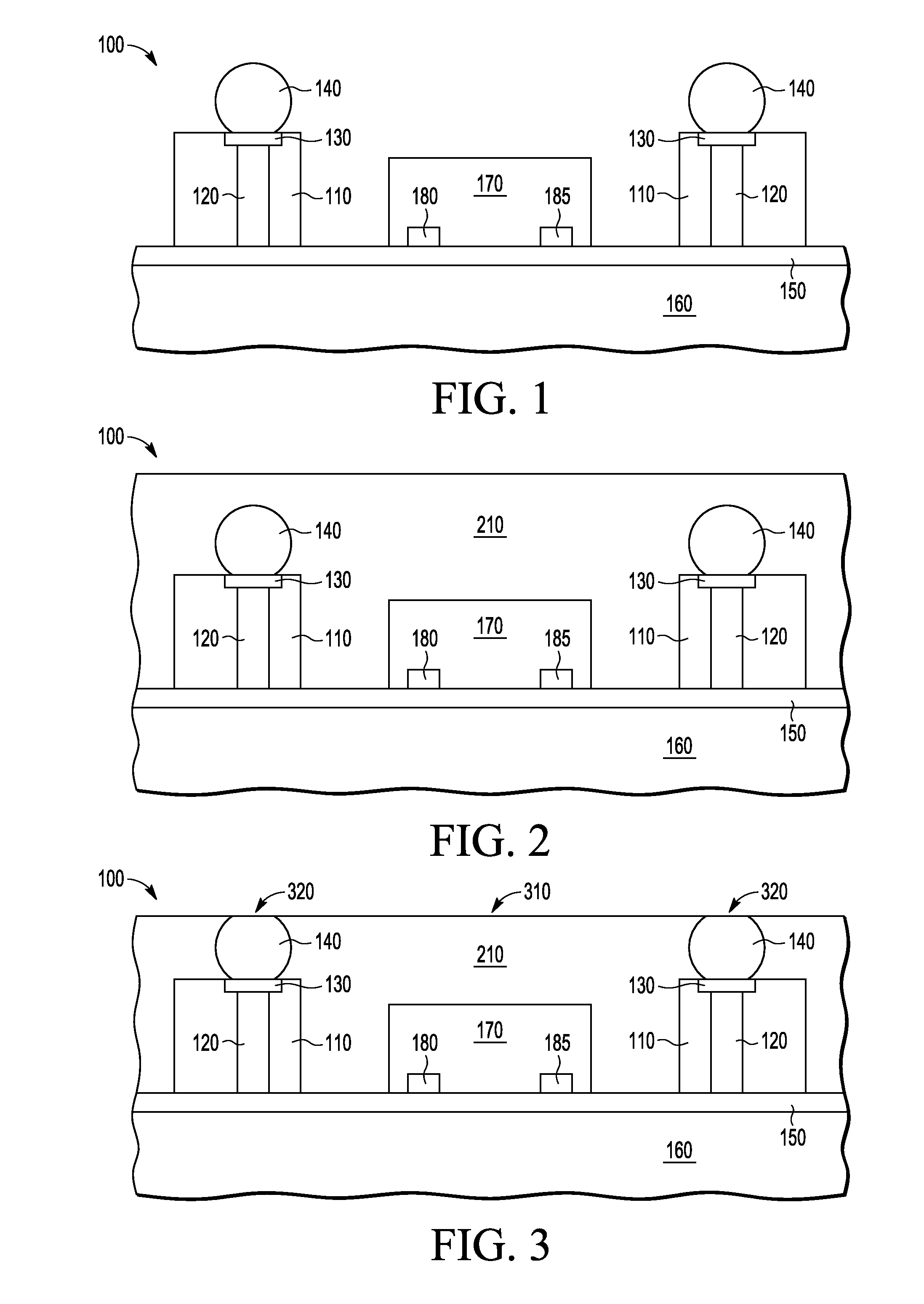 Semiconductor device packaging using encapsulated conductive balls for package-on-package back side coupling