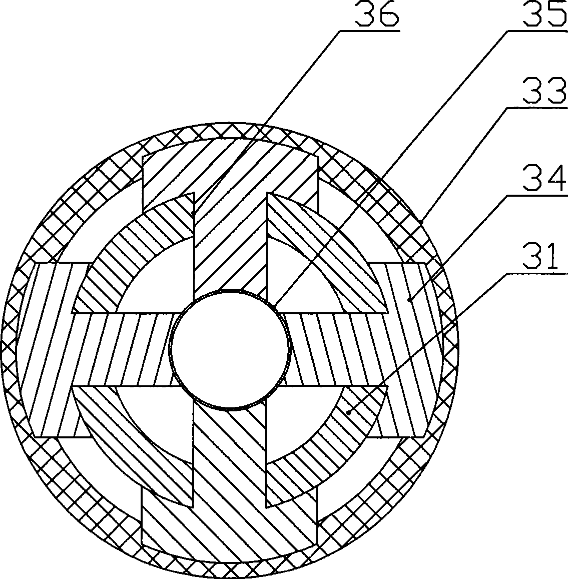 Ampoule clamping device of impurity detection device for bottle-contained liquid