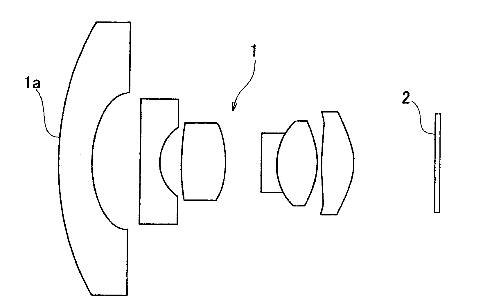 On-vehicle camera lens glass material and on-vehicle camera lens