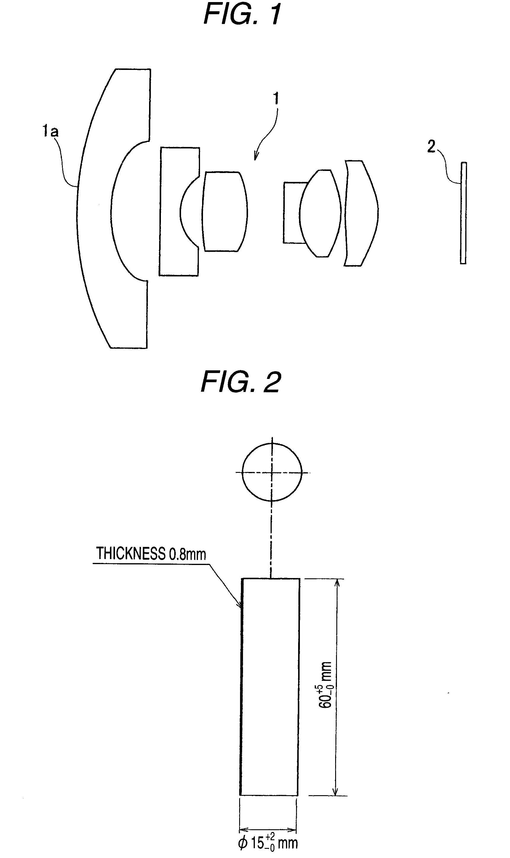 On-vehicle camera lens glass material and on-vehicle camera lens