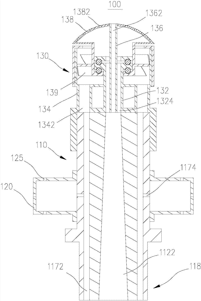 Nozzle for polycrystalline silicon reduction furnaces with 48 pairs of sticks