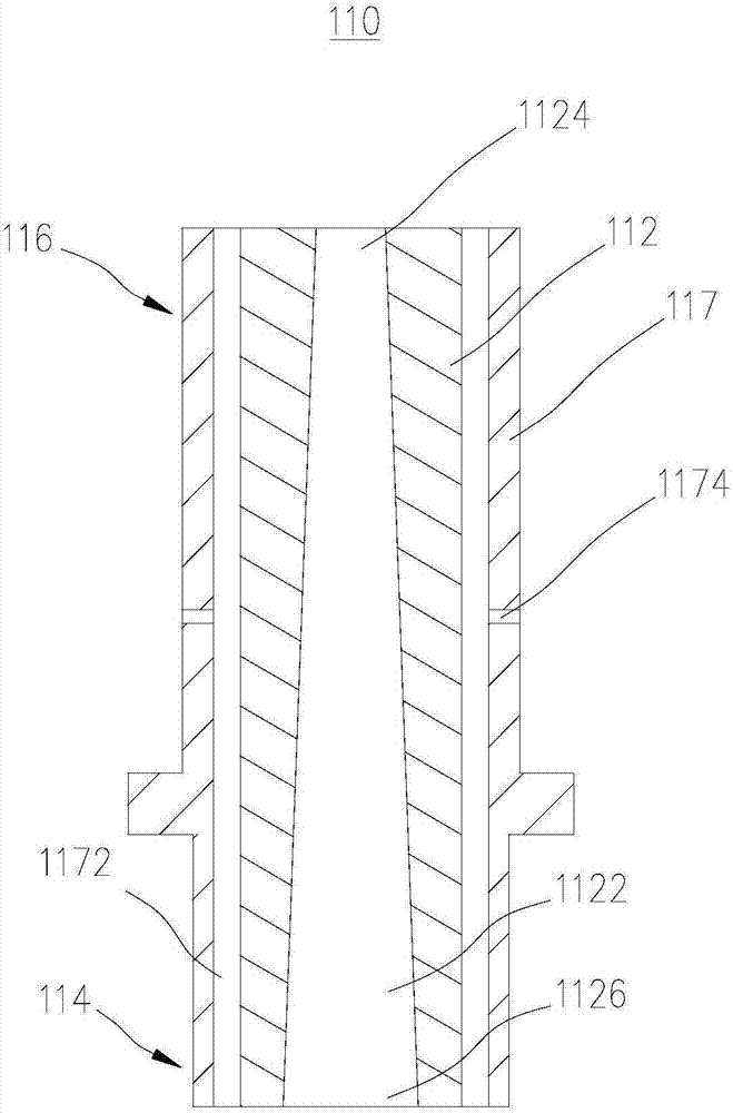 Nozzle for polycrystalline silicon reduction furnaces with 48 pairs of sticks