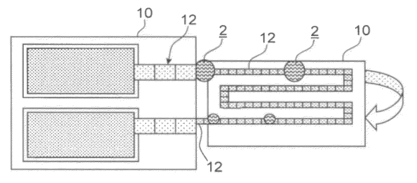 Method for the controlled evaporation of a liquid drop in a microfluidic device