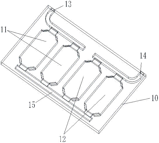 Modular IGBT liquid-cooled plate and manufacturing method thereof