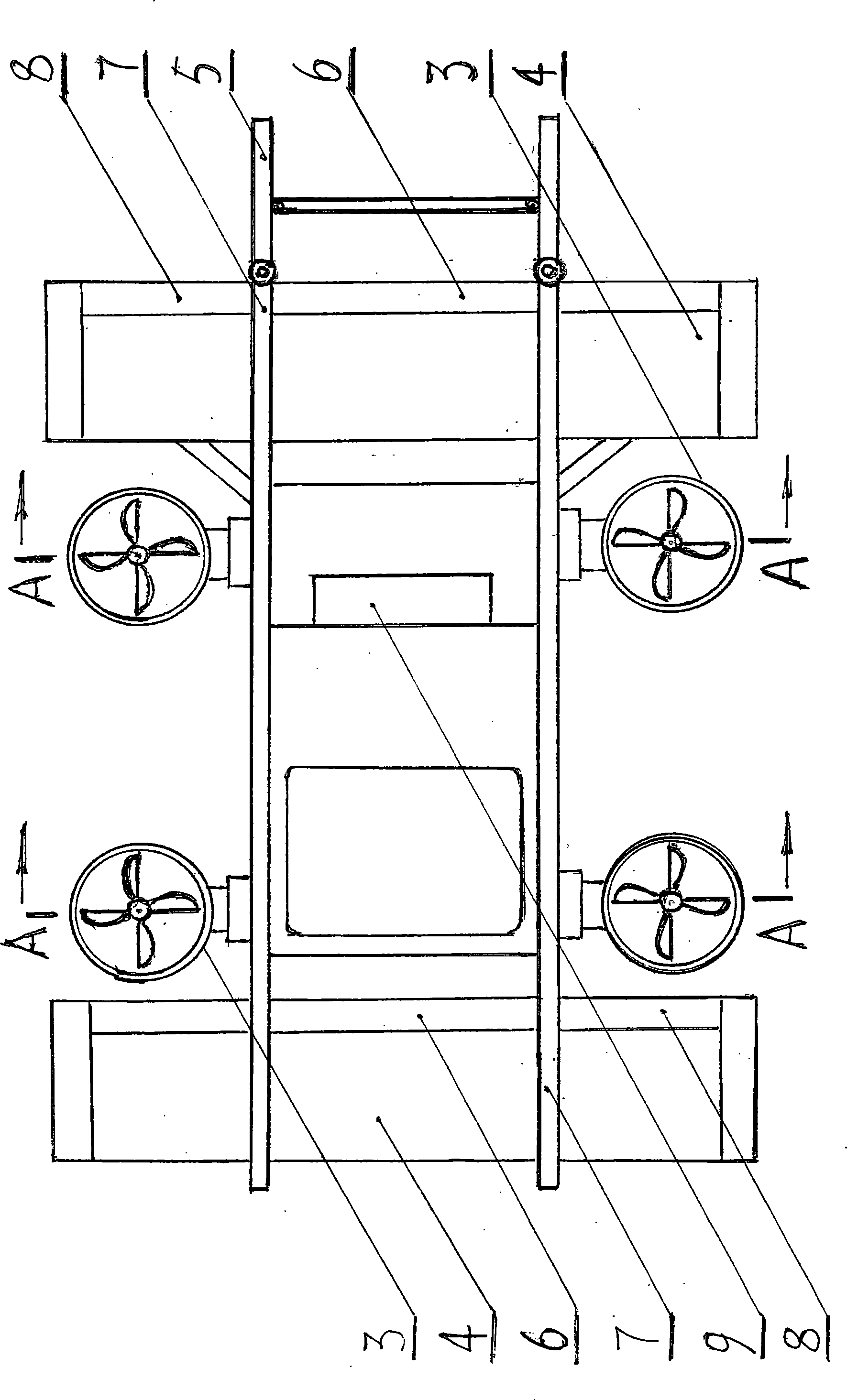 Vertical lifting hovercar