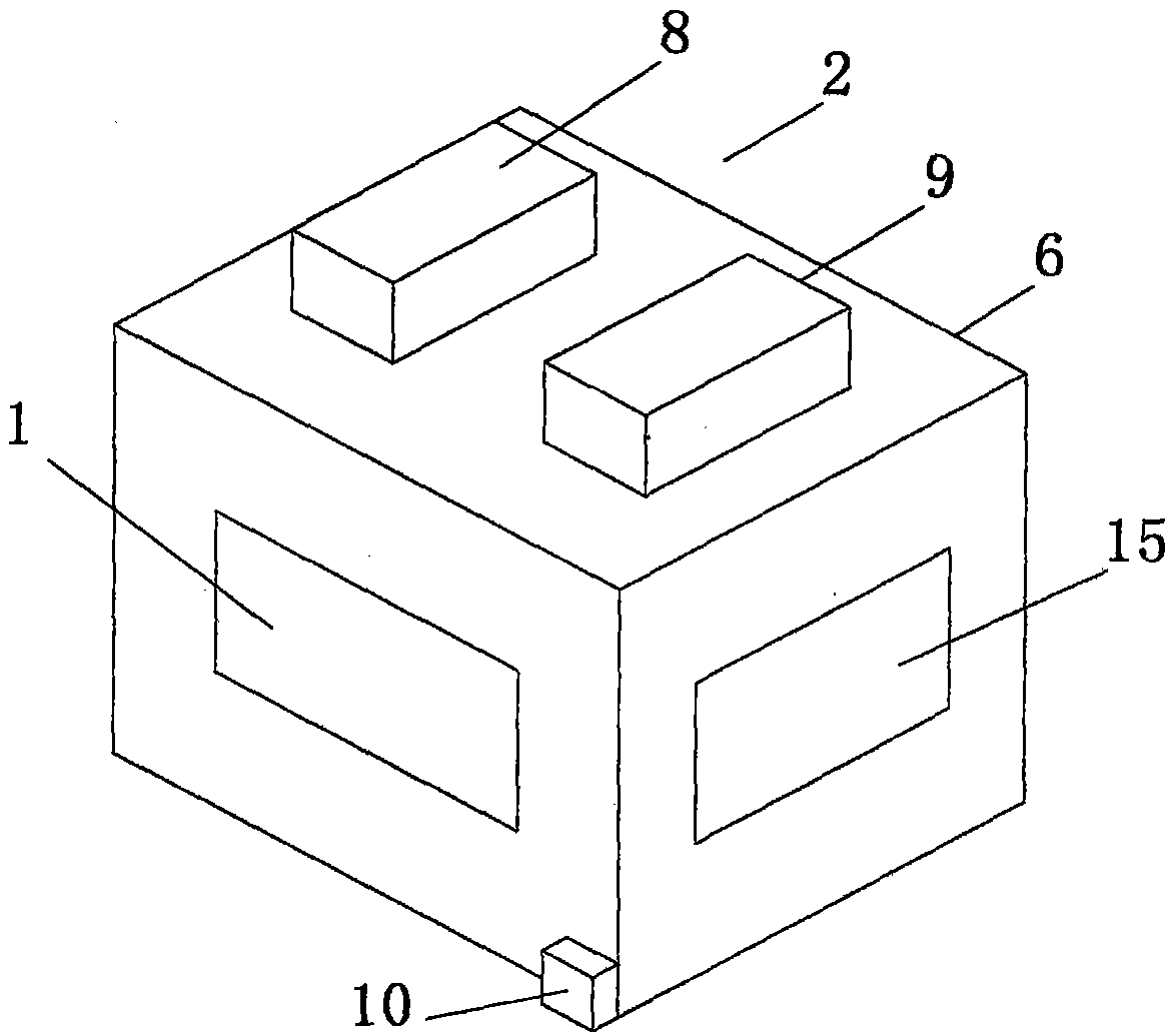 A vacuum sterilization nursing device for postoperative burn