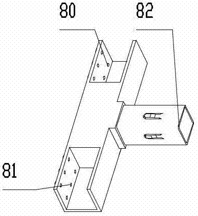 Eave connecting part, building framework structure and mounting method