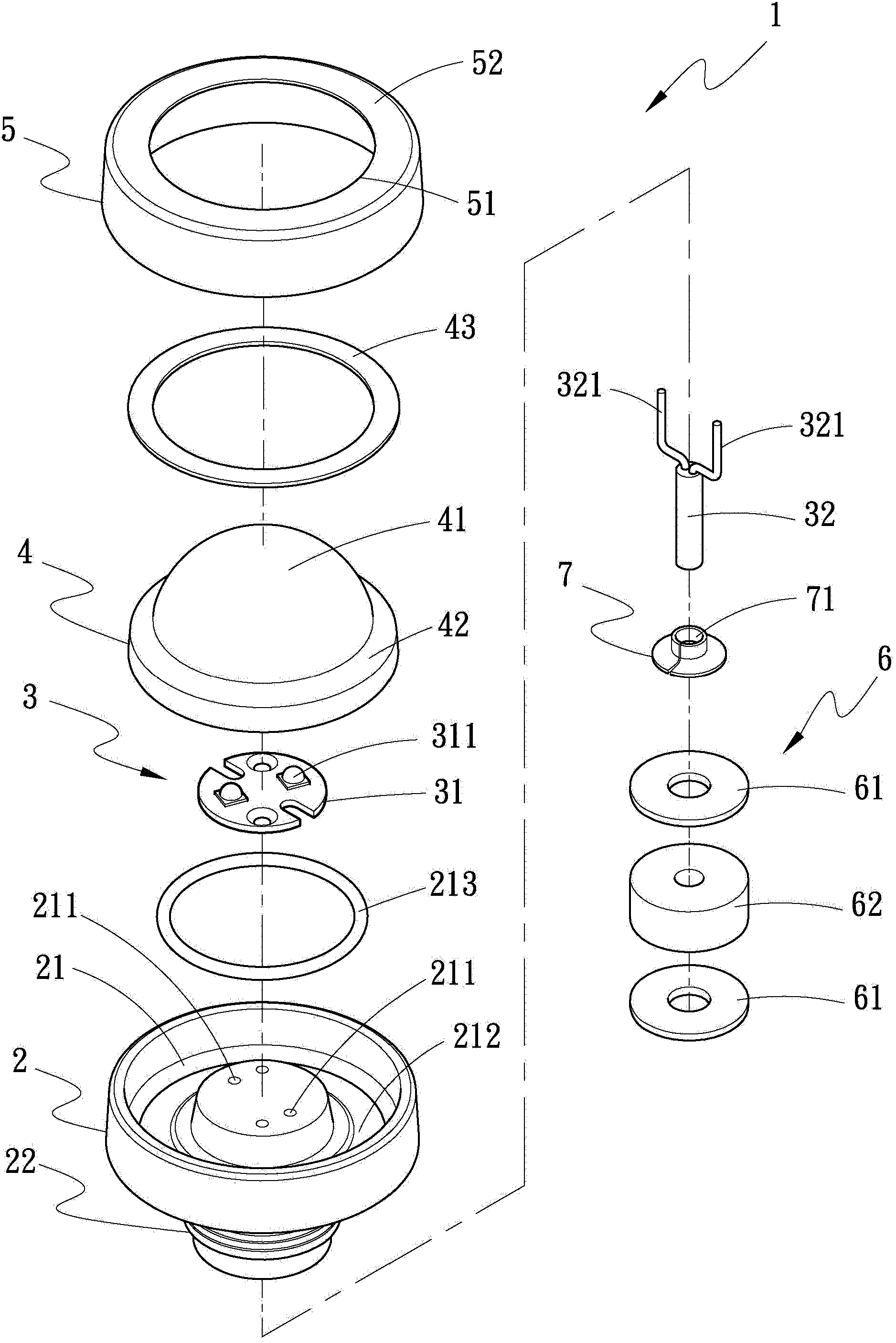 LED energy-saving explosion-proof lamp