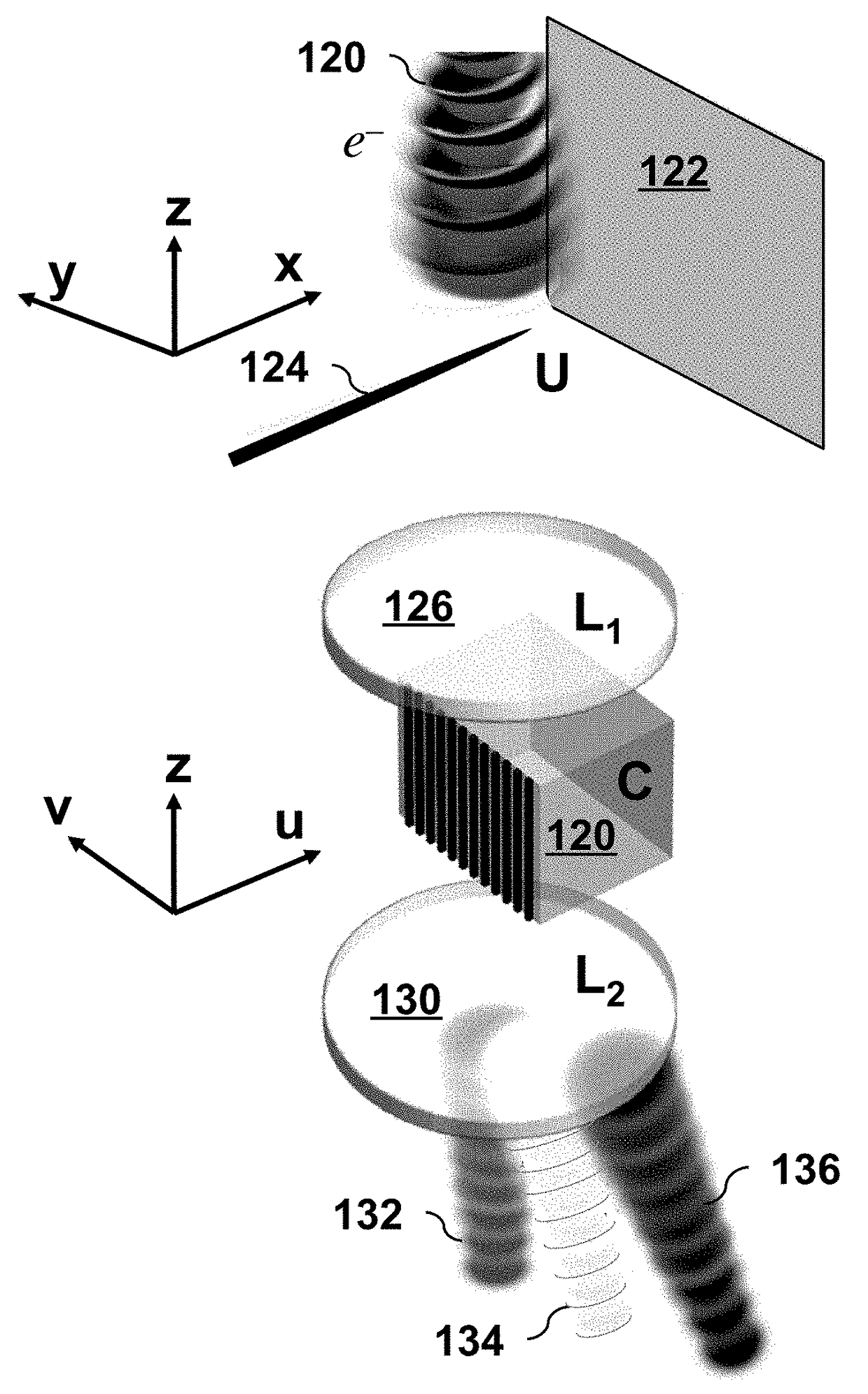 Methods and devices for measuring orbital angular momentum states of electrons