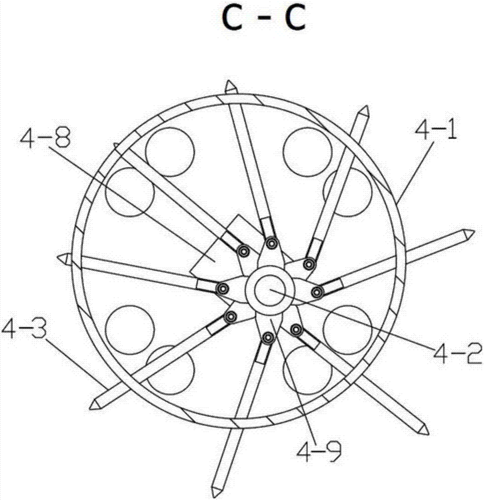 Pickup device of suspension type residual film recovering and bundling combined operation machine