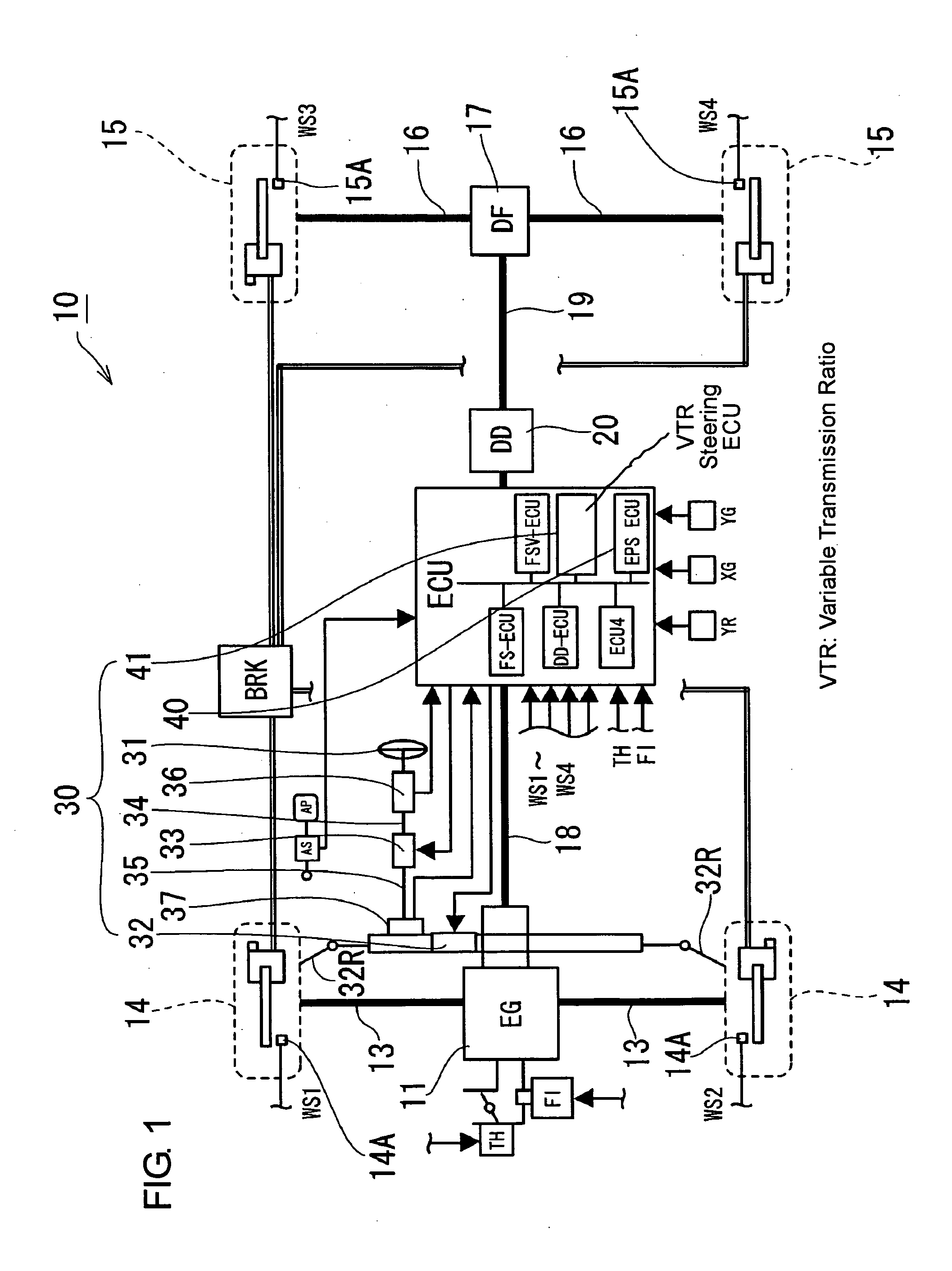 Steering system for vehicle