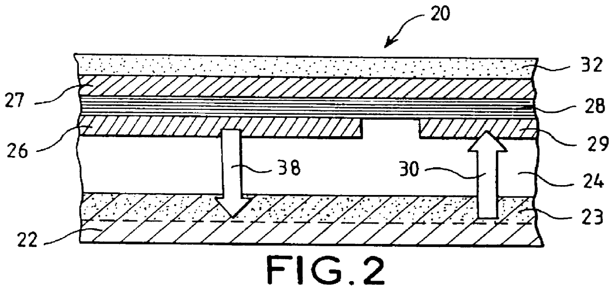 Fingerprint-reading system with integrated heating resistors