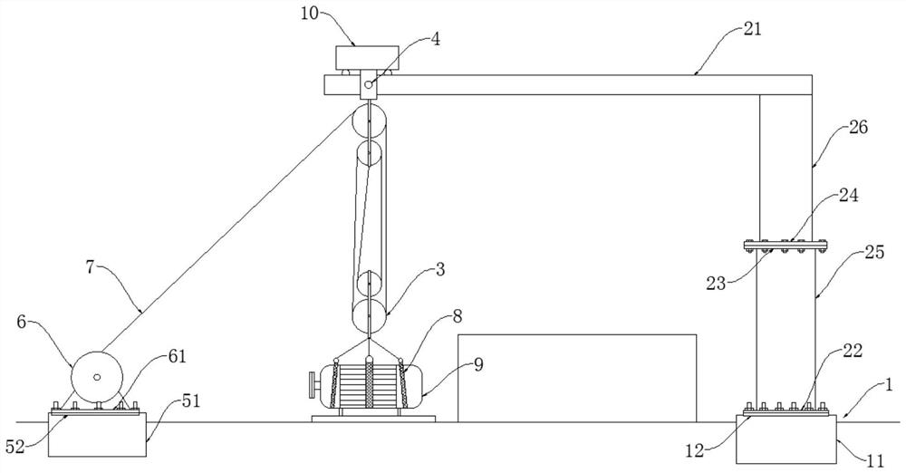 Motor lifting device