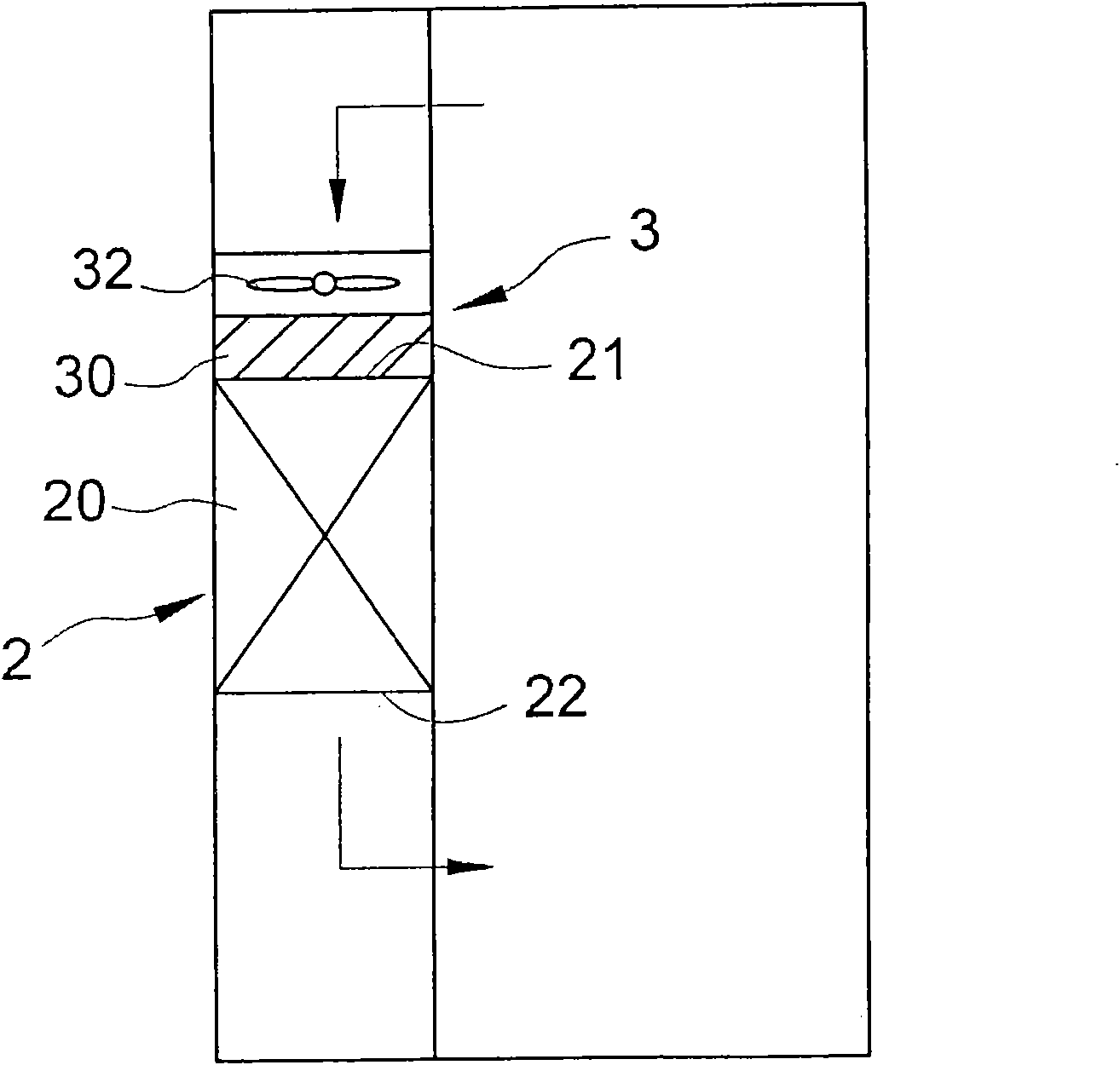 Defrosting-free device of freezing system