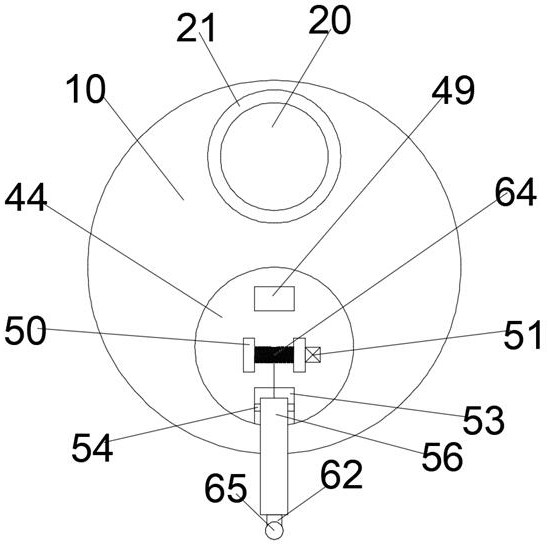 A graphene contact power detection robot