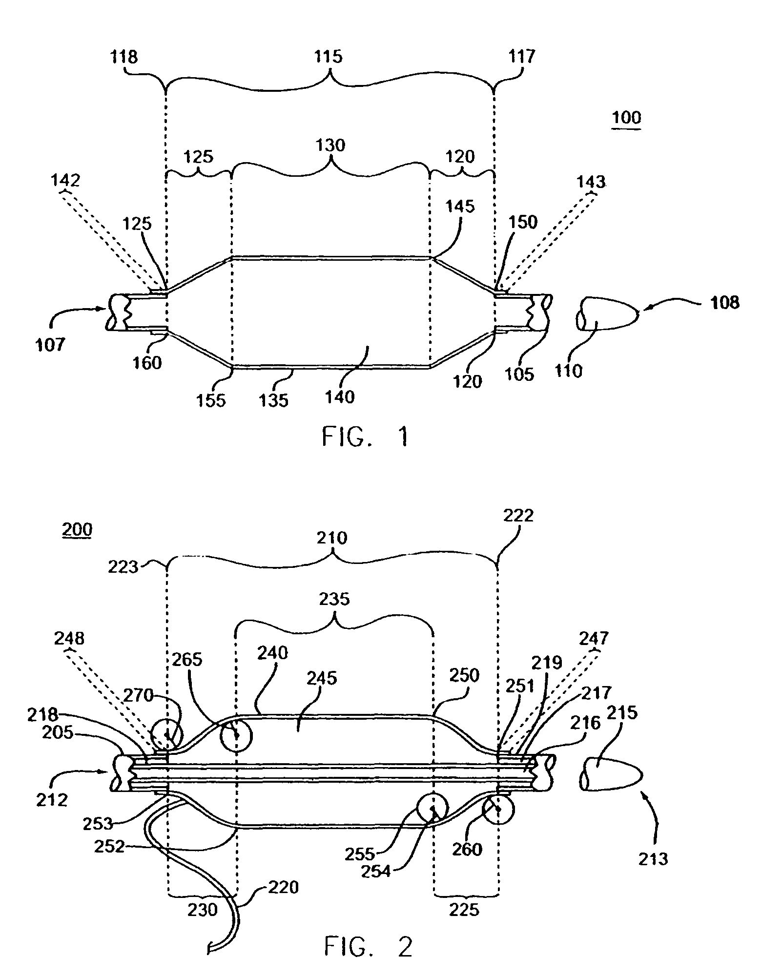 Medical balloon with enlarged transitional radii