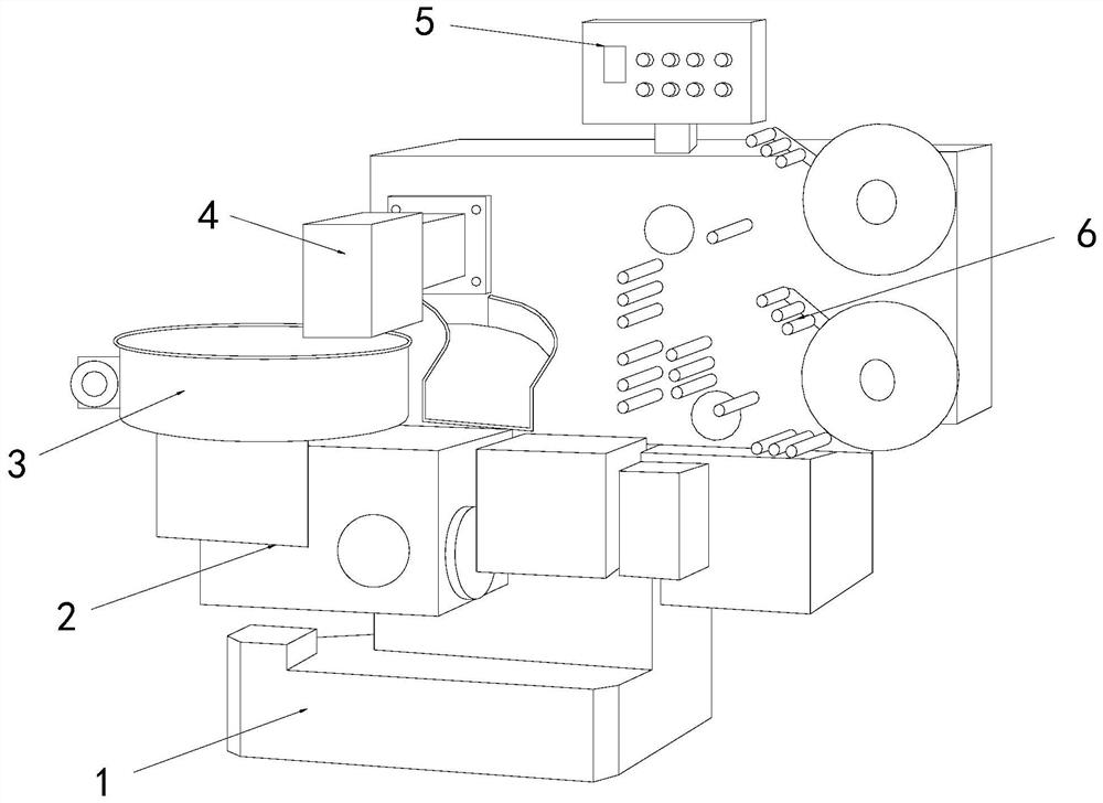 A double-head twist type lollipop packaging equipment