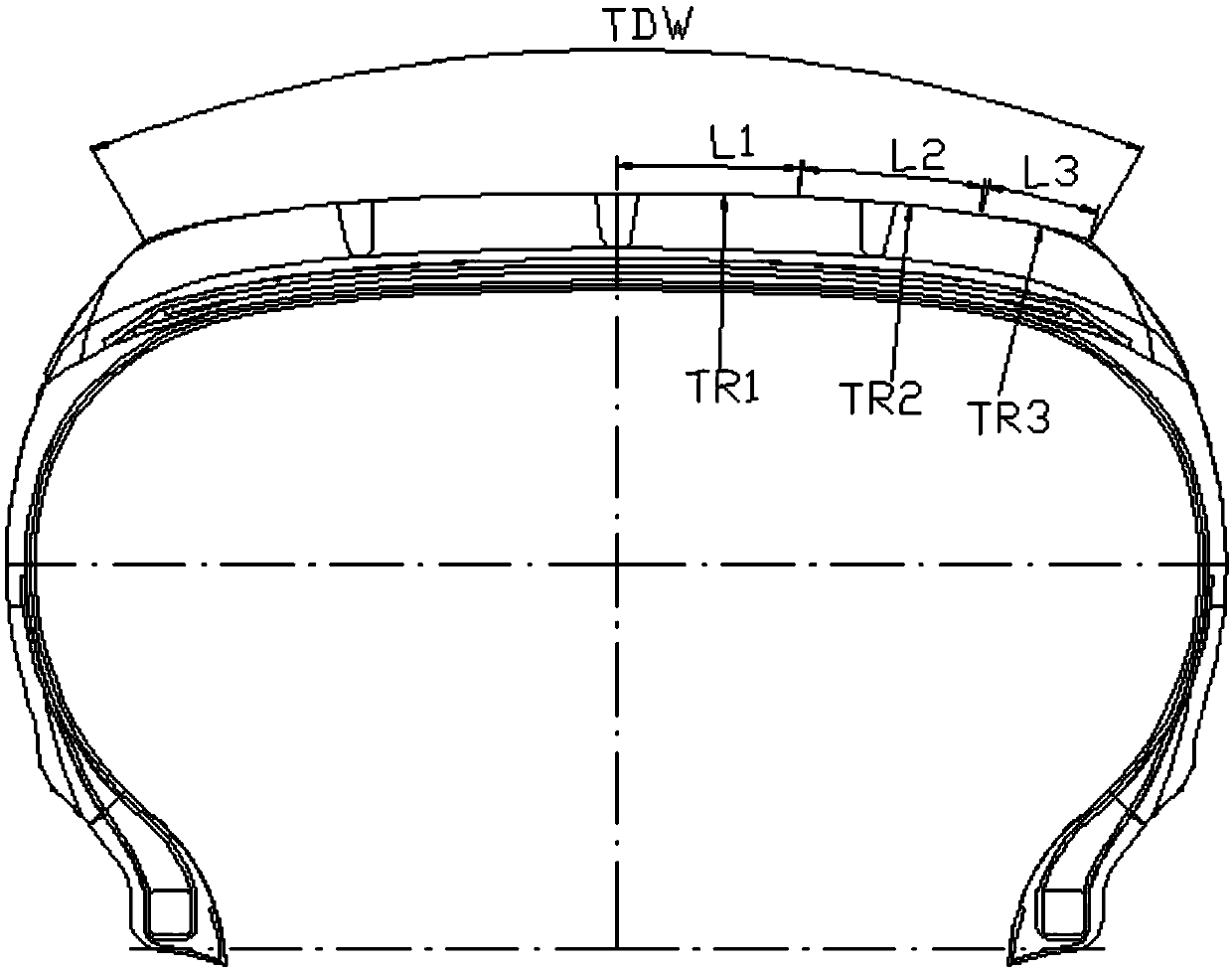 Snowfield tire capable of improving performance of ice and snow fields