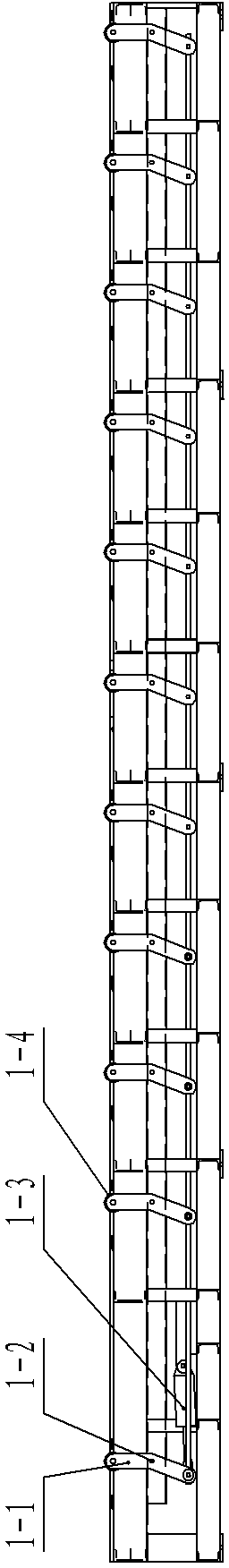 Compressing device for carriage side plate of self-dumper