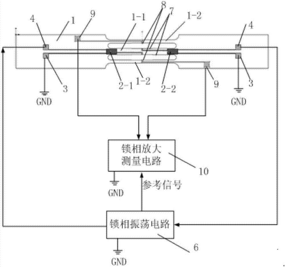 Low-power consumption resonance-type electric field sensor