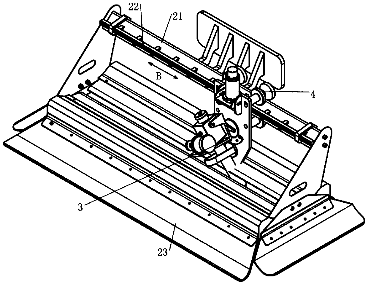 A swinging spray gun and water jet equipment