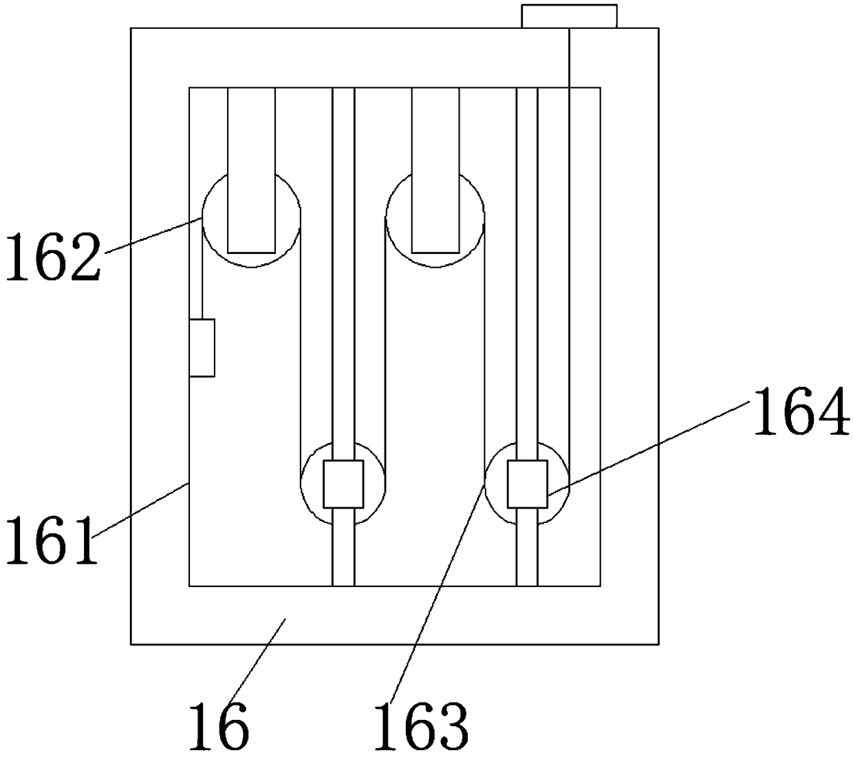 A storage battery device with automatic storage and deployment functions