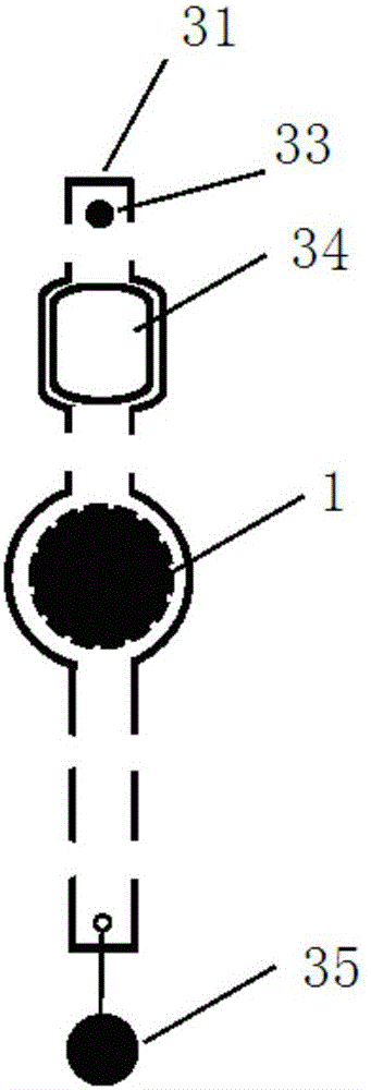 Controllable mechanical floating-arm-type water hyacinth surrounding device