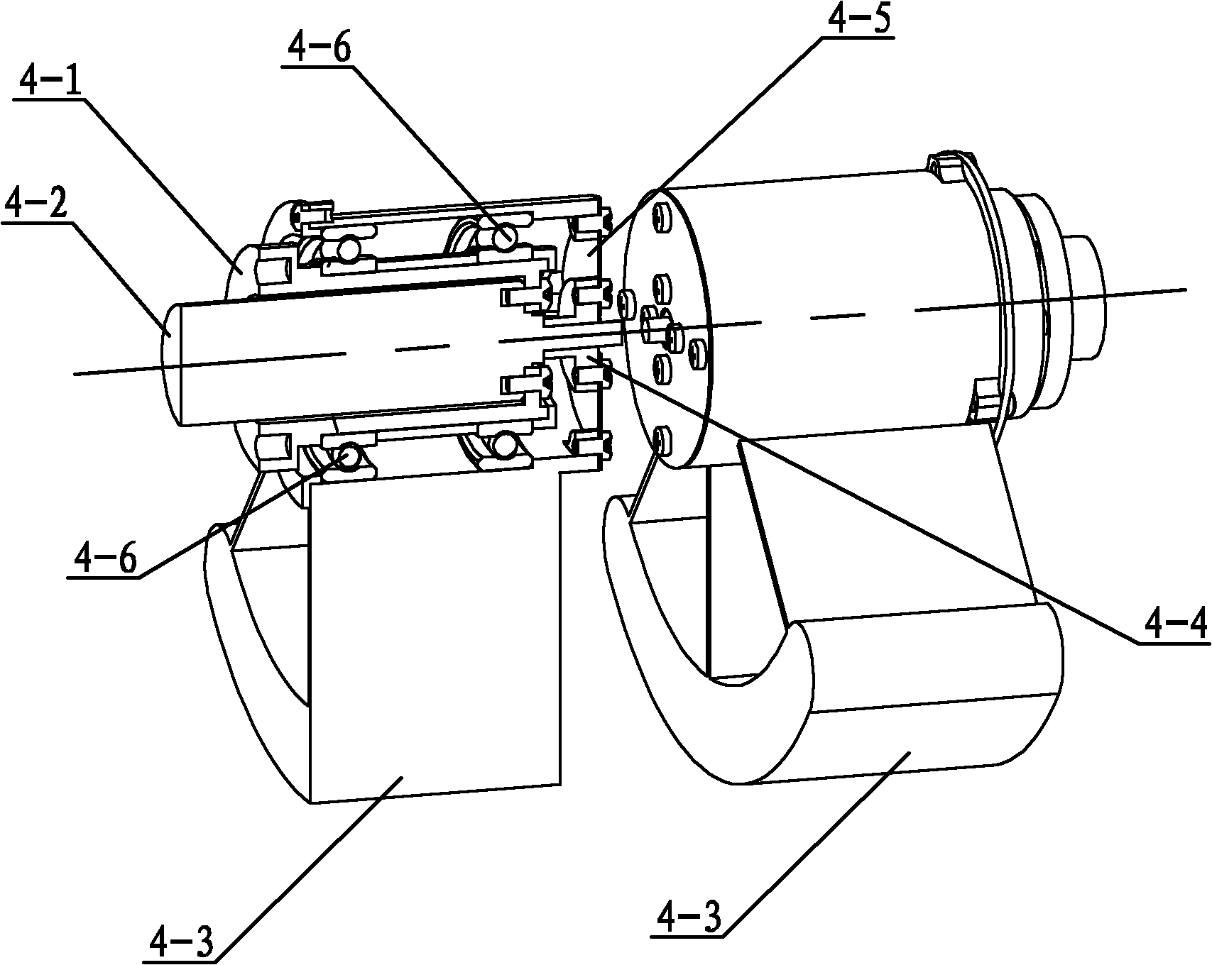 Spherical robot driven by double eccentric mass blocks