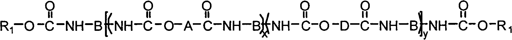 Comb polyurethane associated thickener and preparation method and application thereof