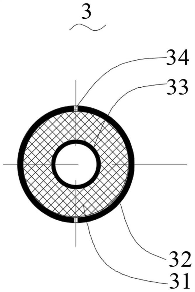 Intelligent grouting bush and saturation and damage position detection device and method thereof