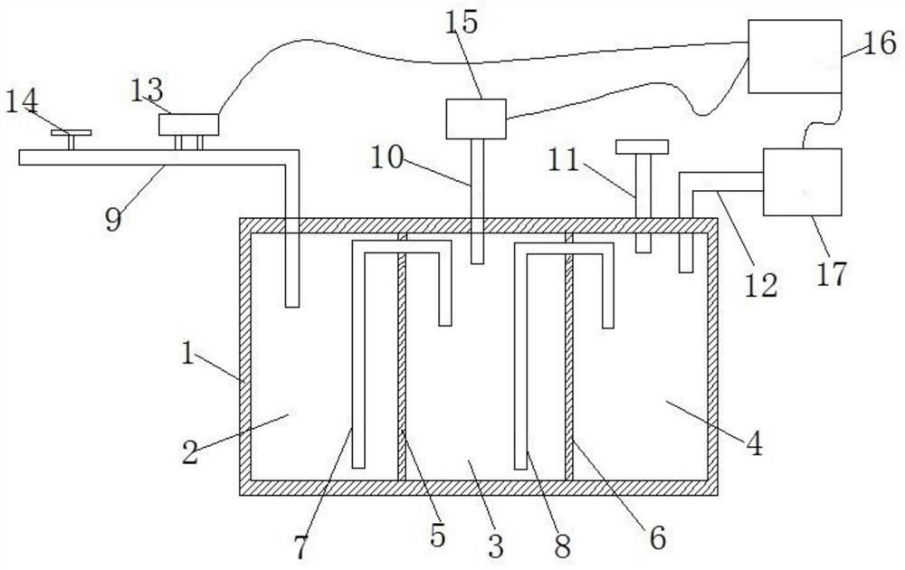 Thoracic cavity closed drainage device capable of adjusting suction speed