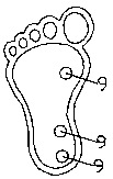 Ankle and foot orthopedic device and method for controlling same