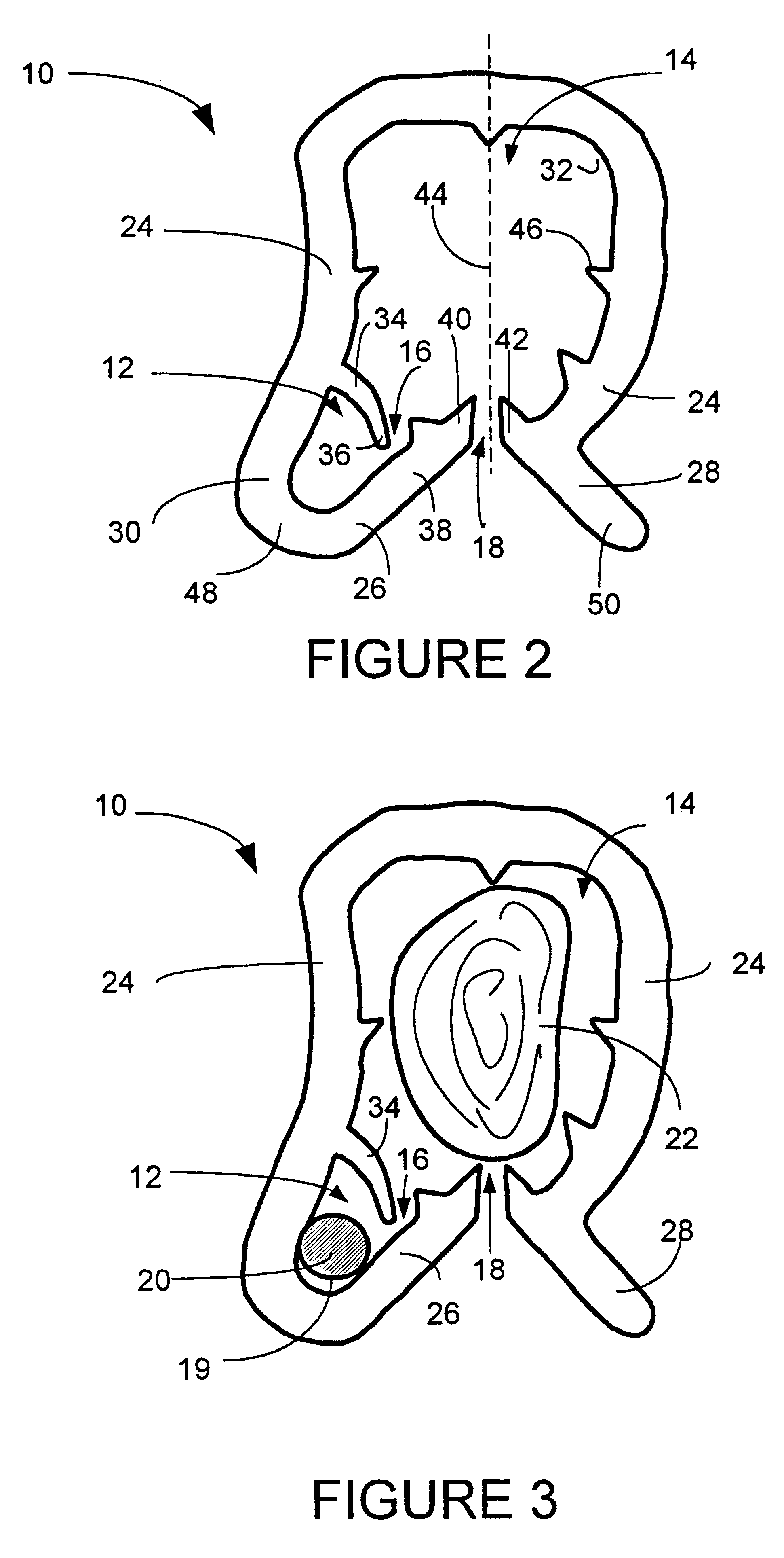 Resilient fastening clip for plants