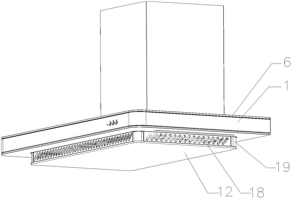 Lifting type smoke exhaust