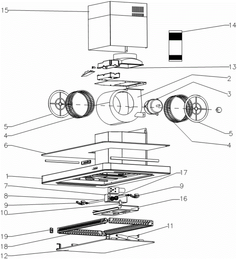 Lifting type smoke exhaust