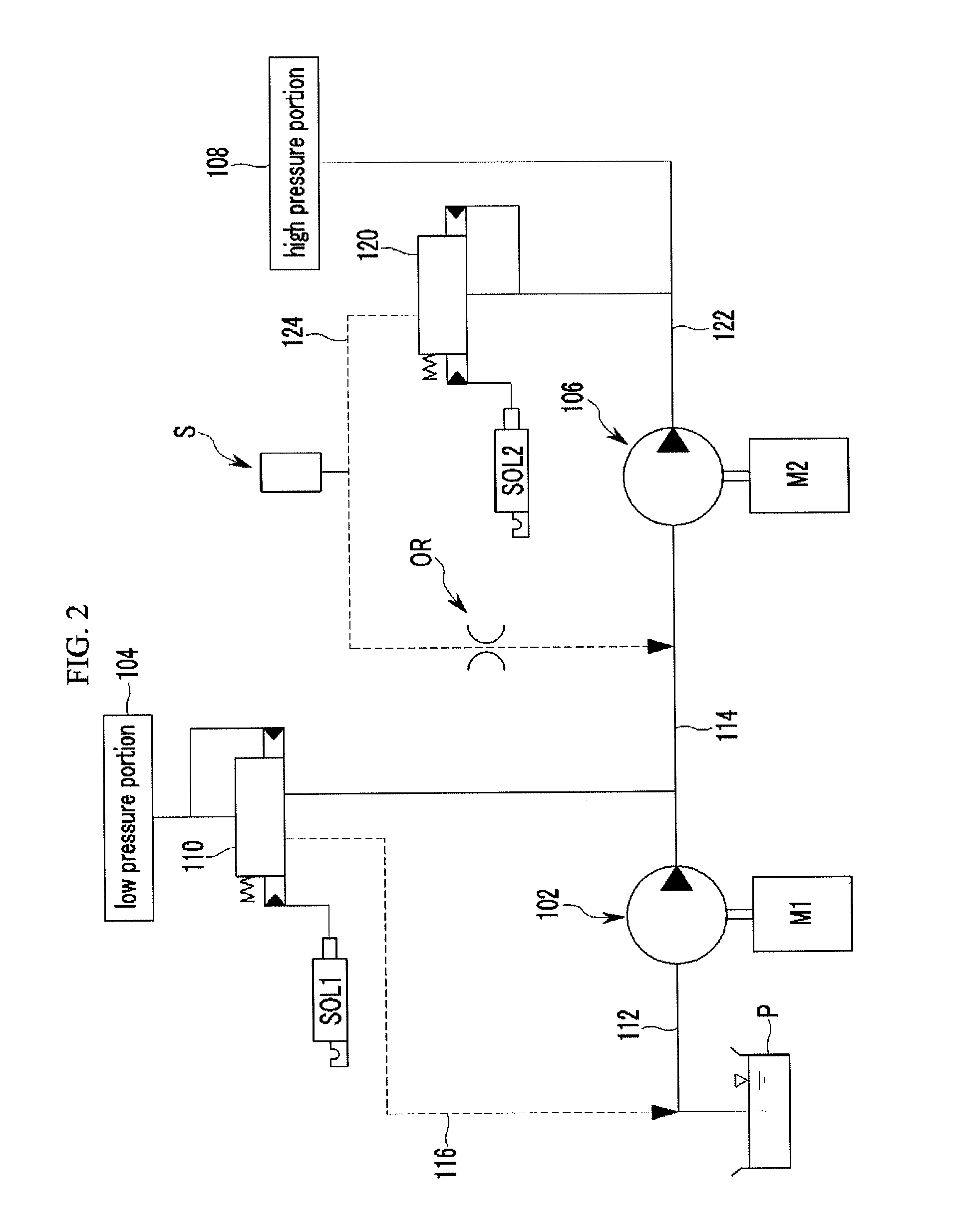 Hydraulic pressure supply system of automatic transmission