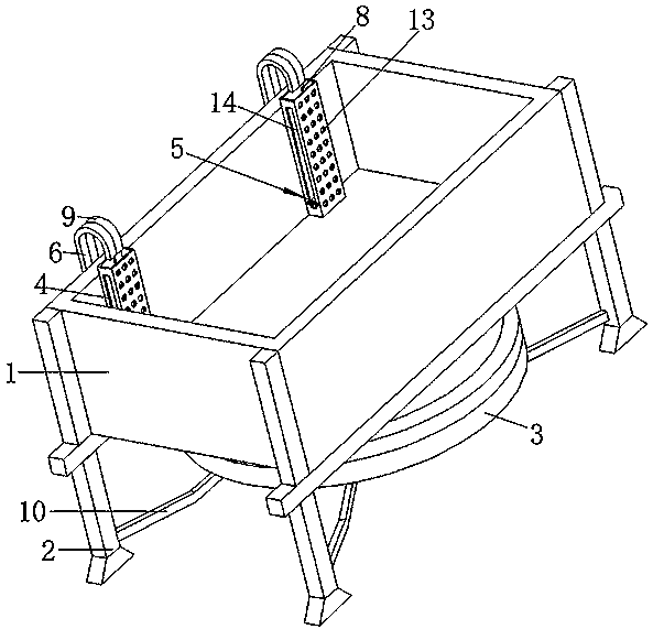 An electroplating unit convenient for adjusting the liquid level of the electroplating tank