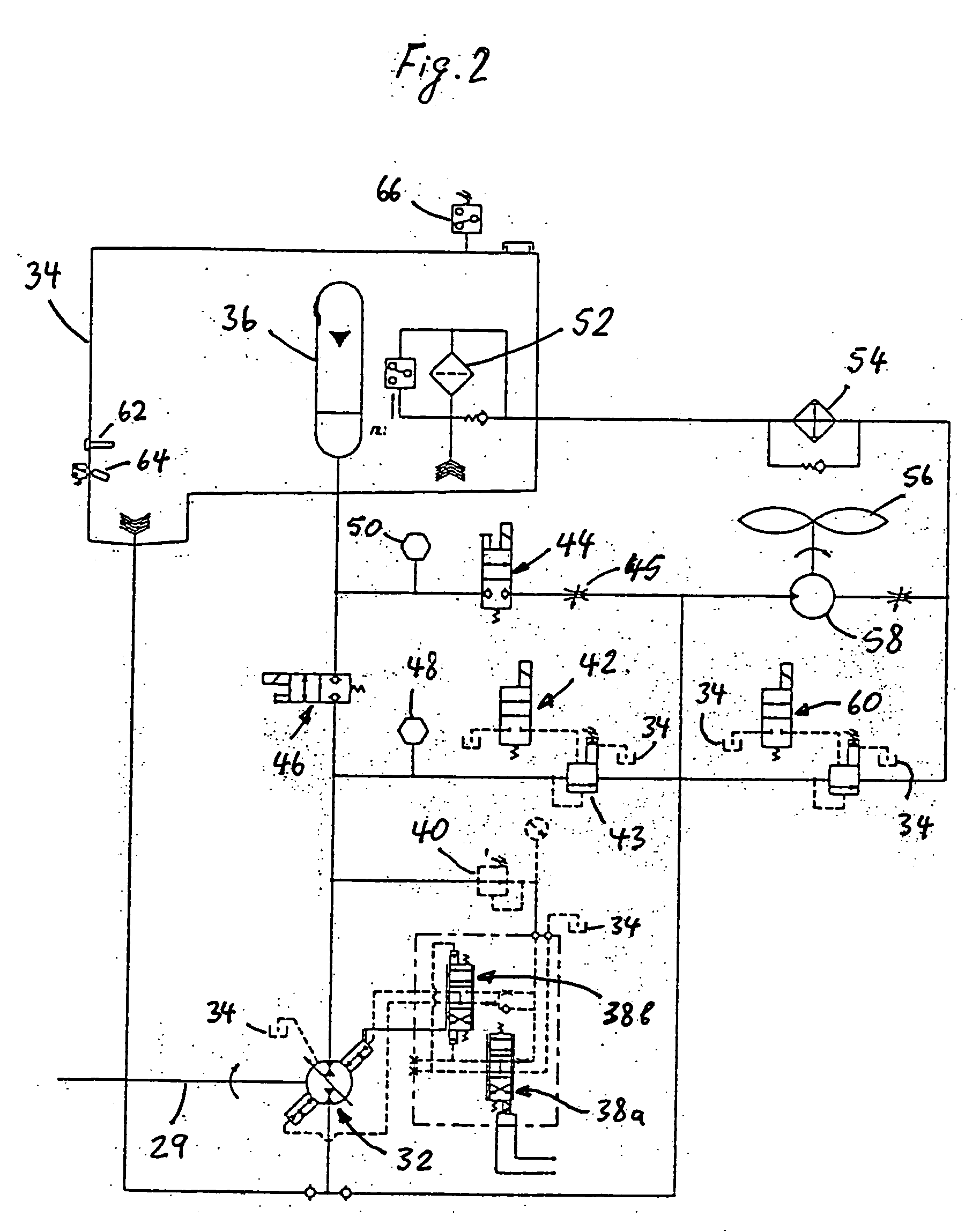 Hybrid hydraulic drive system with engine integrated hydraulic machine