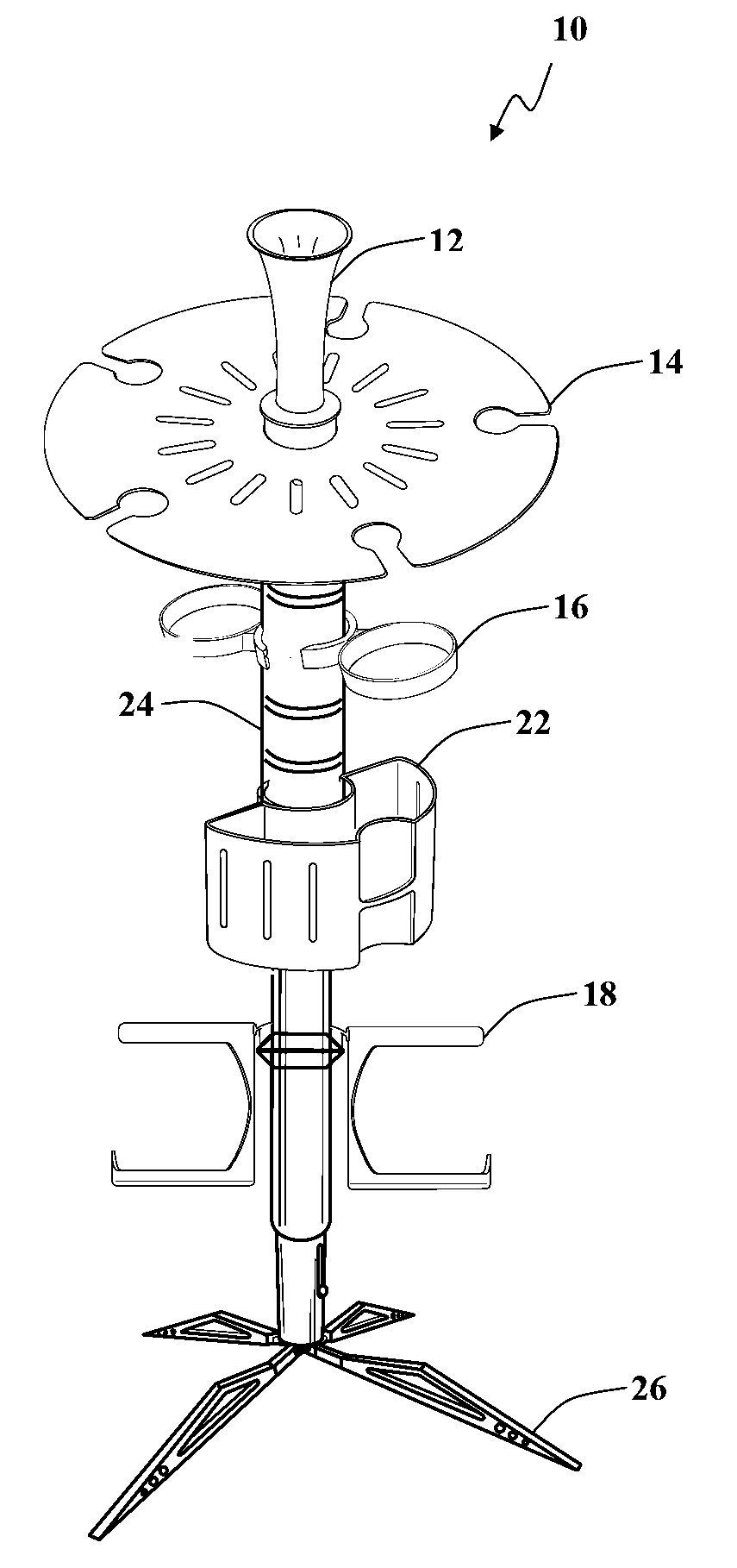 Portable drink stand