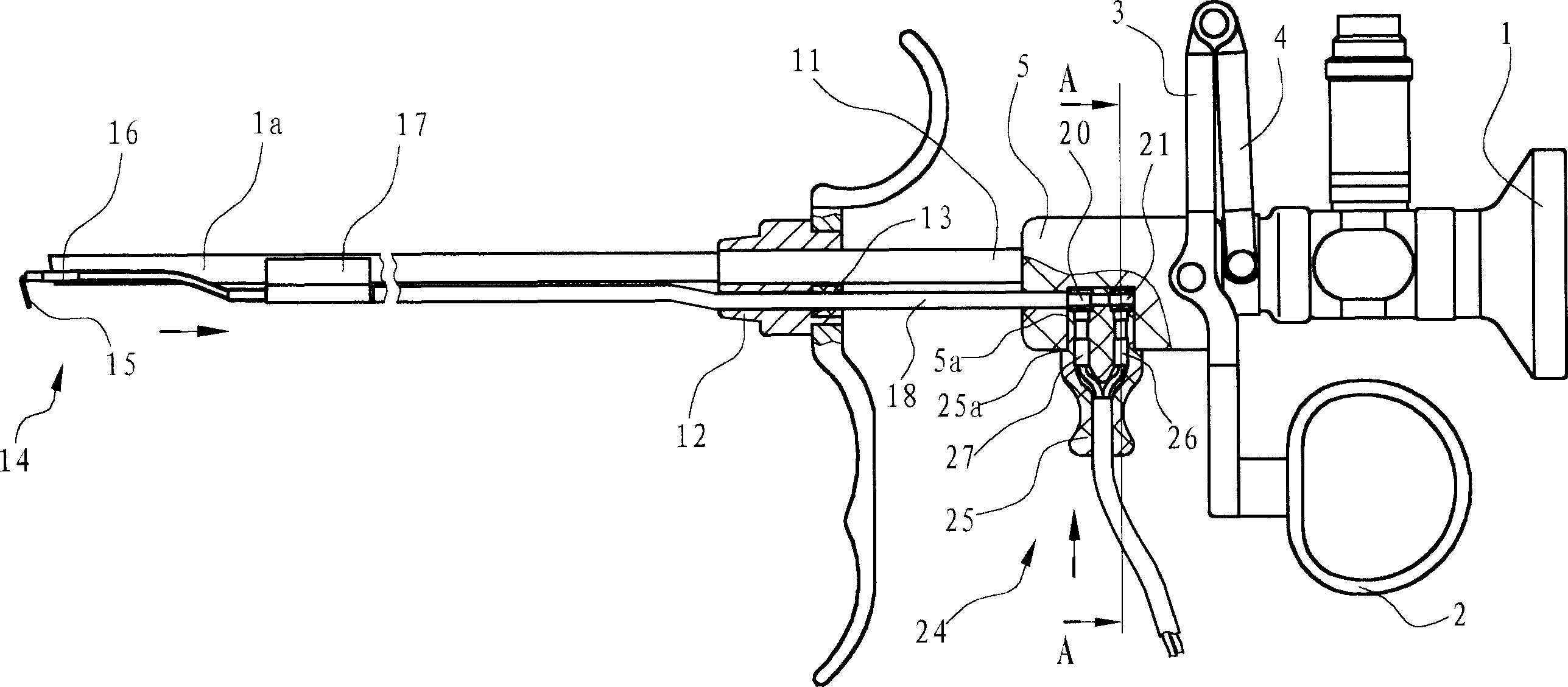 Bipolar electrode and its connecting structure