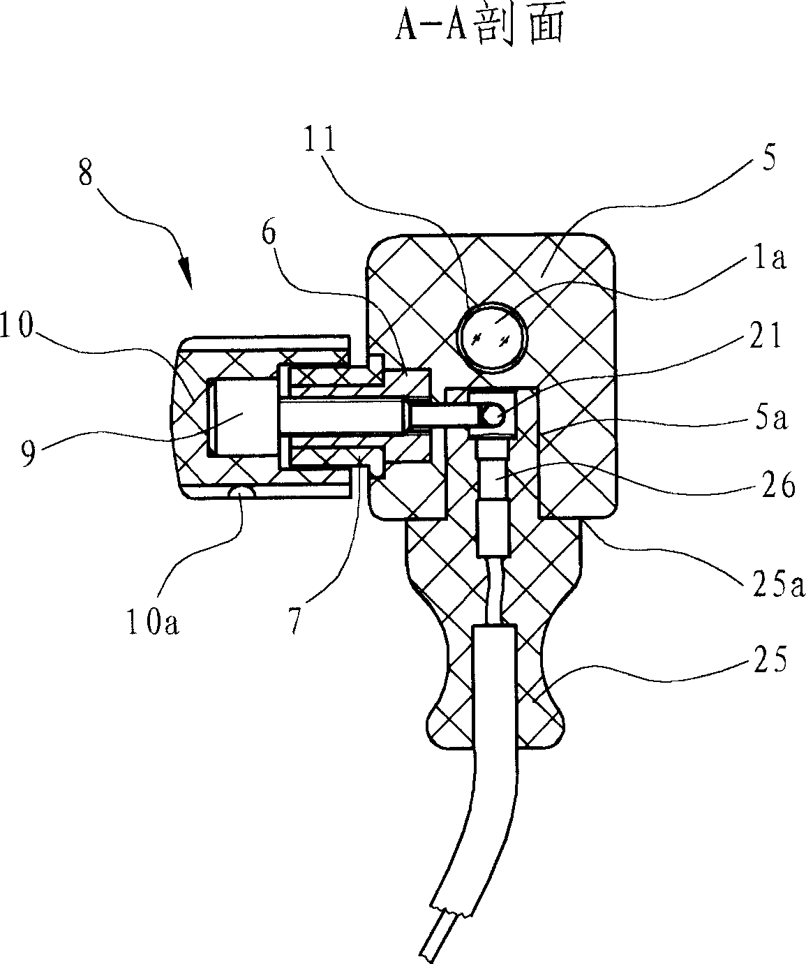 Bipolar electrode and its connecting structure