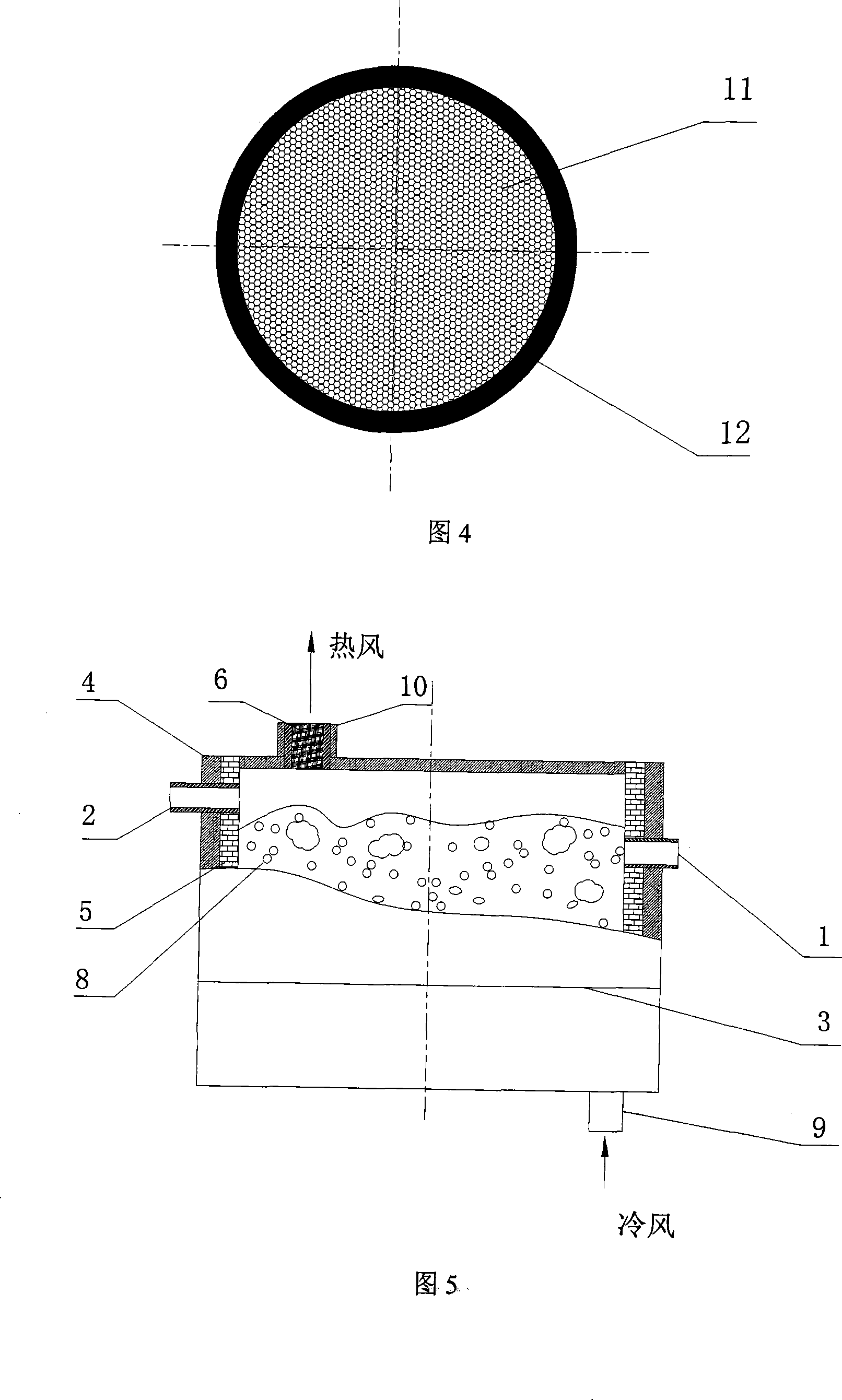 Fluid bed high temperature heat absorber for solar energy tower type thermal generation and its heat absorbing-heat storage double fluid bed system