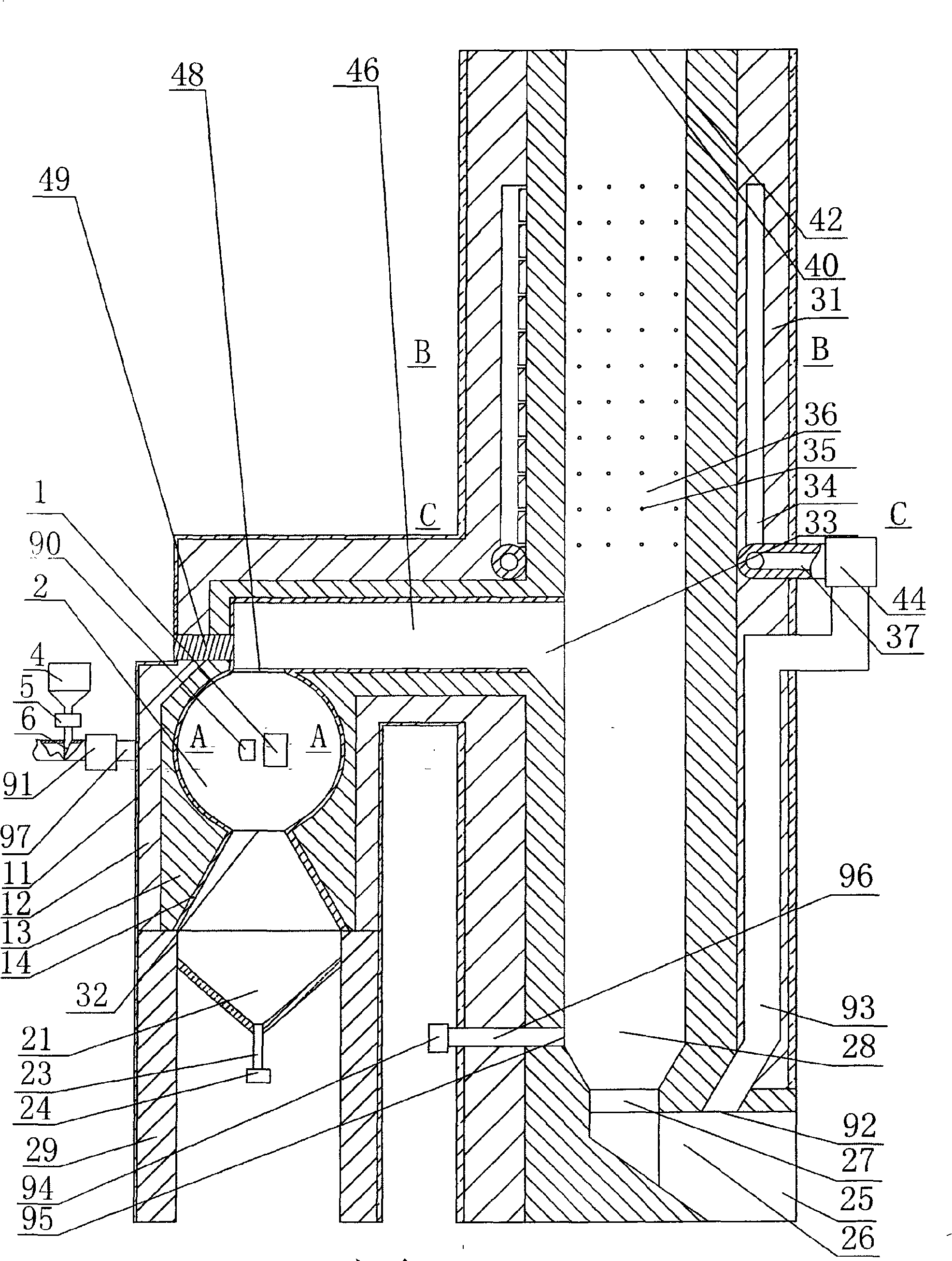 Vertical kiln