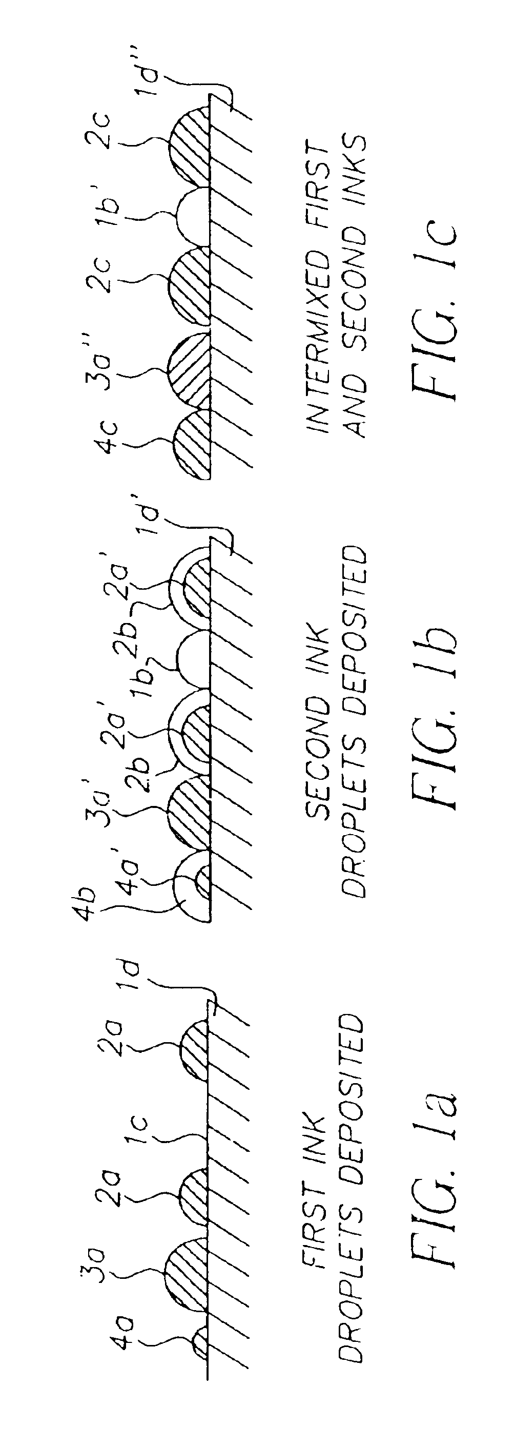 Imaging using a coagulable ink on an intermediate member