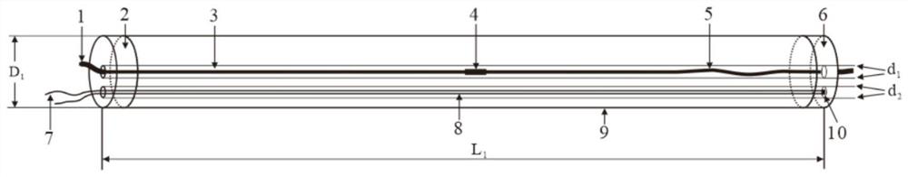 A quasi-distributed in-situ measurement method and device for soil matrix suction based on fiber grating